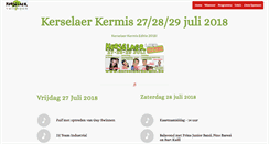 Desktop Screenshot of kerselaerkermis.be